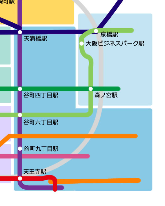 天満橋・谷町・OBP・京橋・森ノ宮エリア
